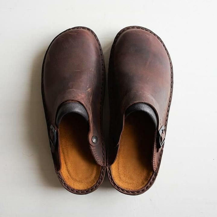Hudson | Comfort Arch Leather Slippers