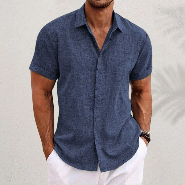 James | Men’s Short Sleeve Casual Shirt