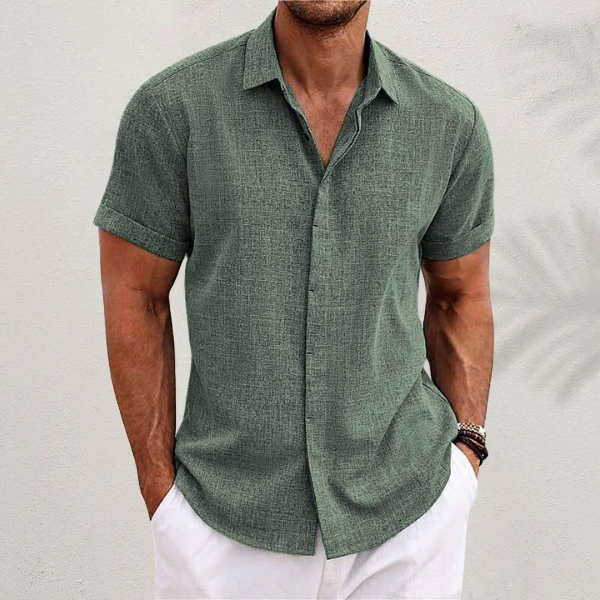 James | Men’s Short Sleeve Casual Shirt