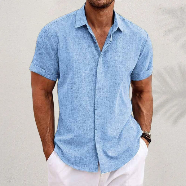 James | Men’s Short Sleeve Casual Shirt