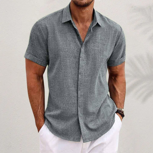 James | Men’s Short Sleeve Casual Shirt