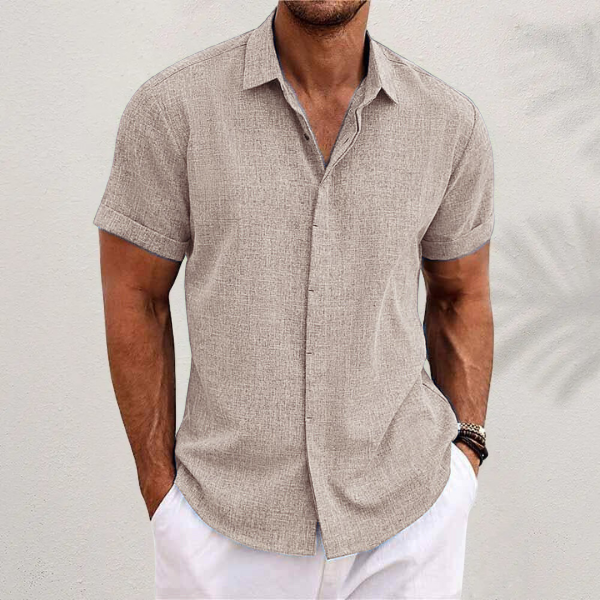 James | Men’s Short Sleeve Casual Shirt
