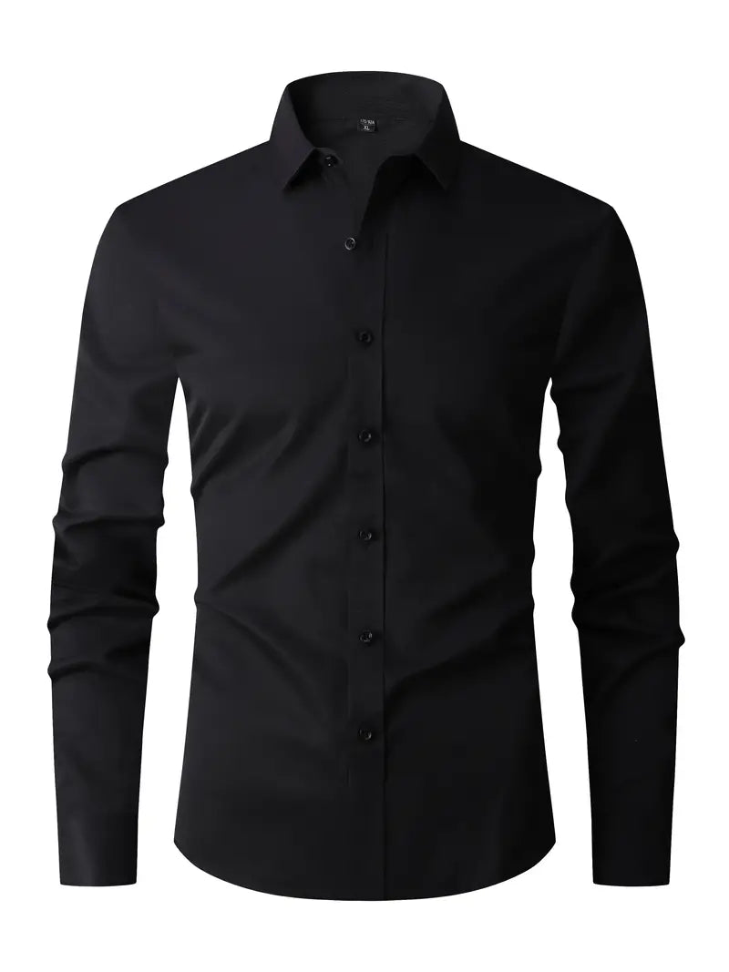 Henry | Men’s Slim Fit Long Sleeve Dress Shirt