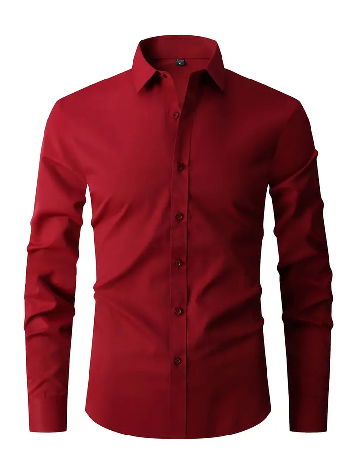 Henry | Men’s Slim Fit Long Sleeve Dress Shirt