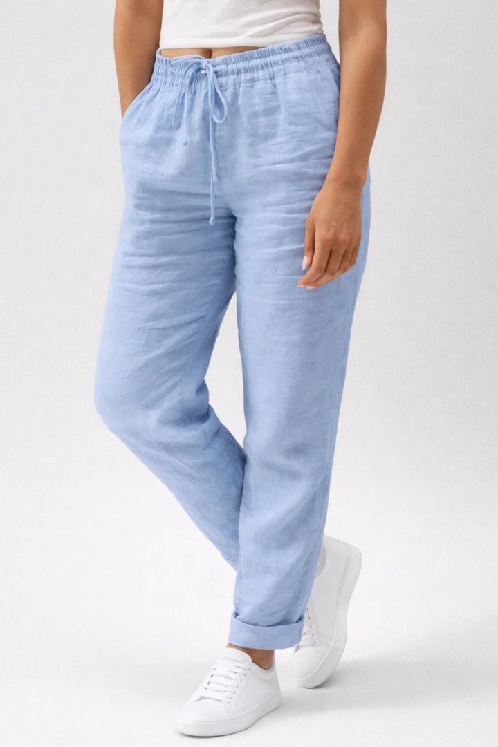 Isla Drawstring Linen Look Pants