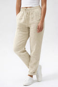 Isla Drawstring Linen Look Pants