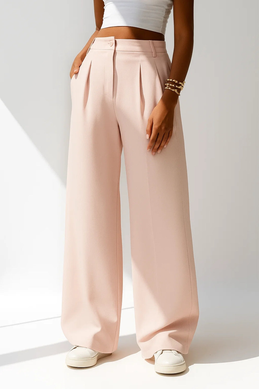 Sophie Pleated Wide Leg Pants