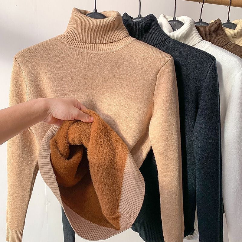 Callista | Thermal Fleece-Lined Knit Turtleneck