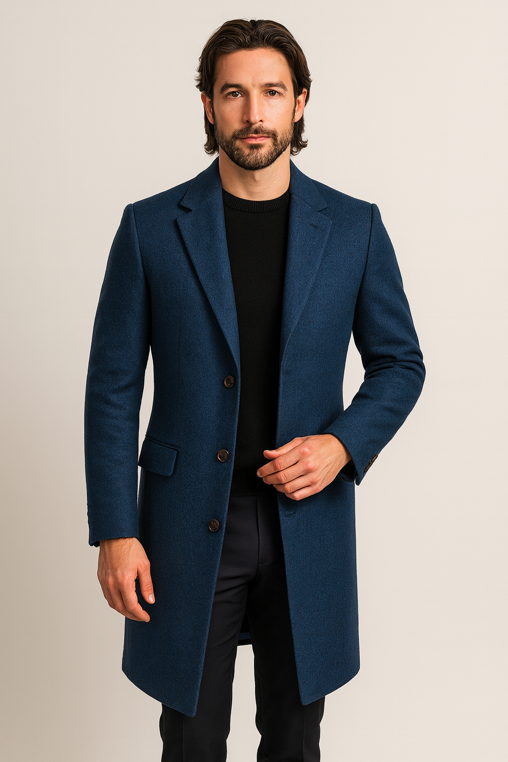 Lysander | Men's Slim Fit Overcoat