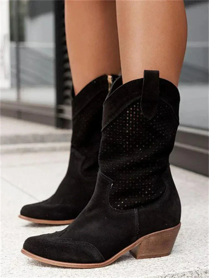 Hermione | Openwork cowboy boots