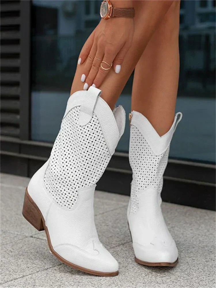 Hermione | Openwork cowboy boots
