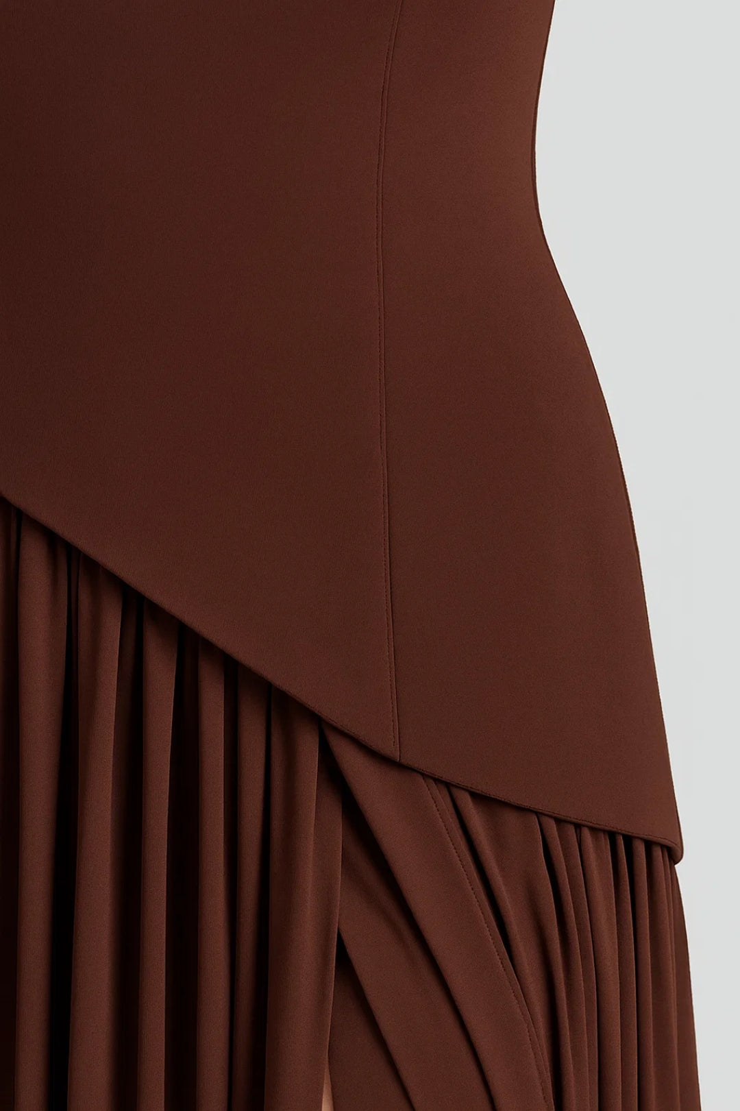 Elise Scarf Detail Maxi Dress