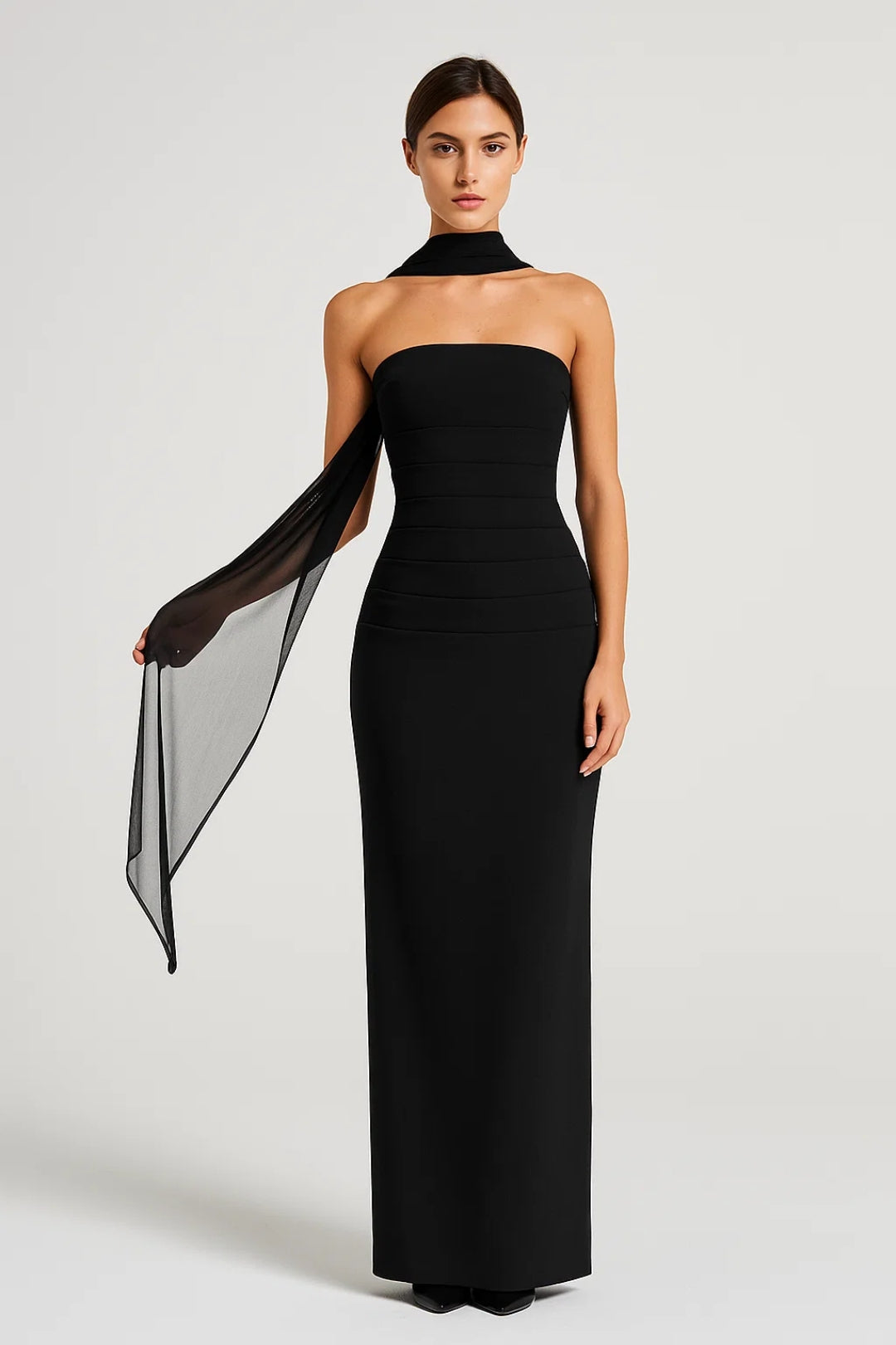 Olivia Strapless Maxi Dress