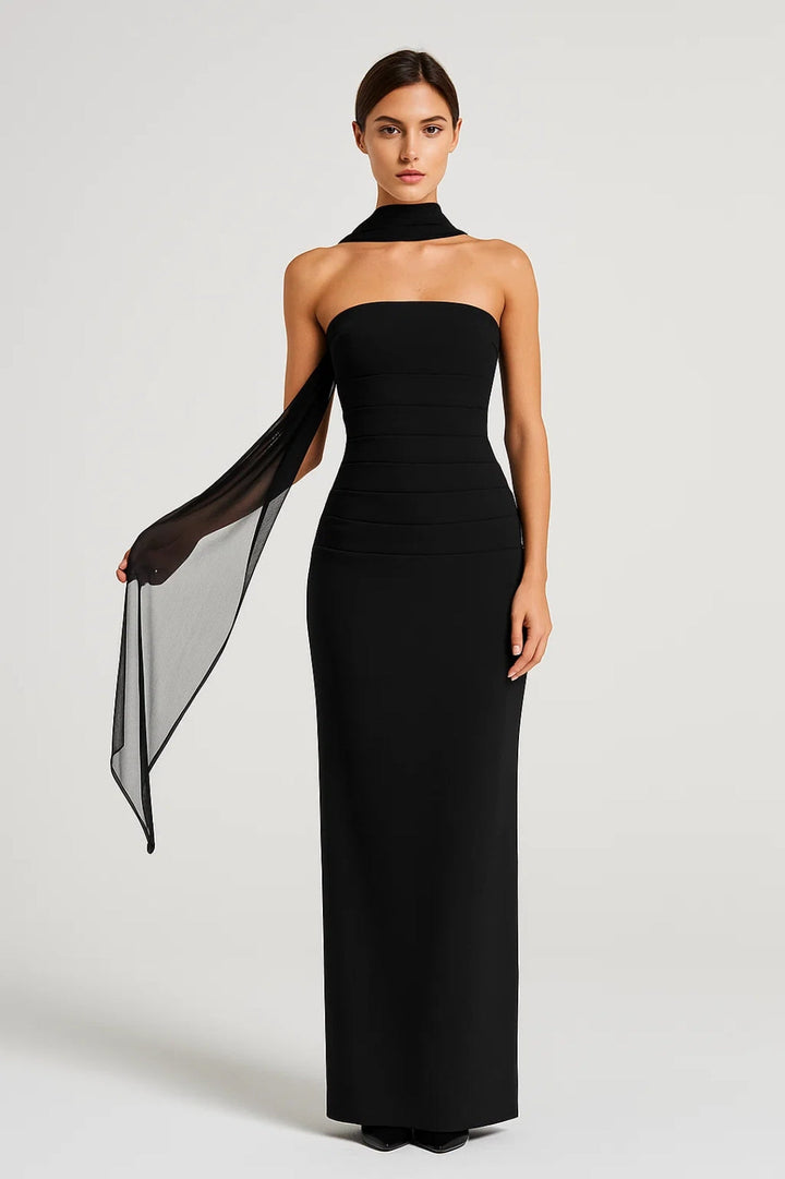 Olivia Strapless Maxi Dress