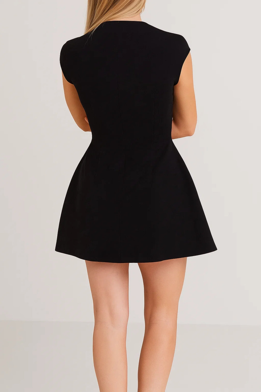 Clara High Neck Mini Dress