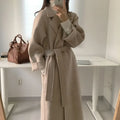 Brooke | Wool wrap coat women