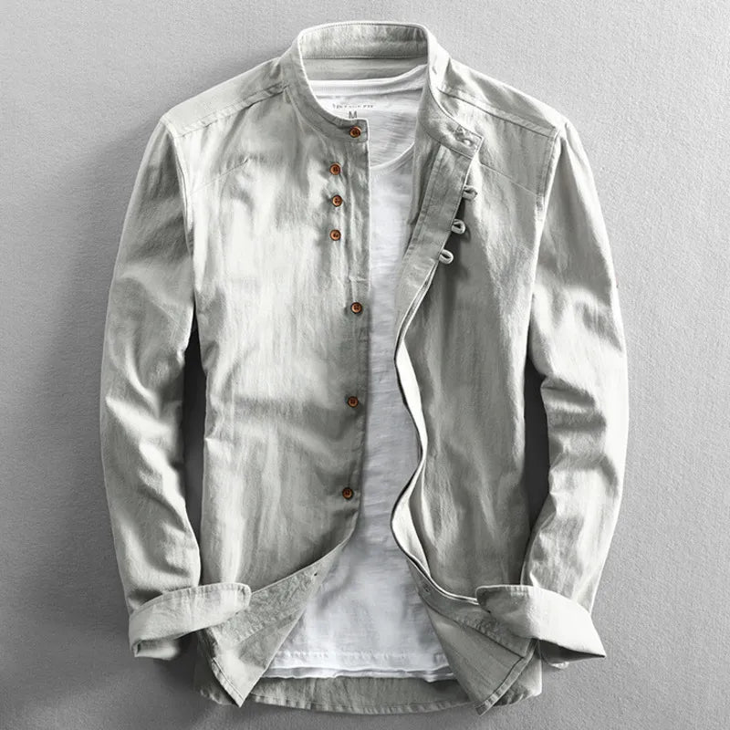 Noah | Men's Mandarin Collar Shirt