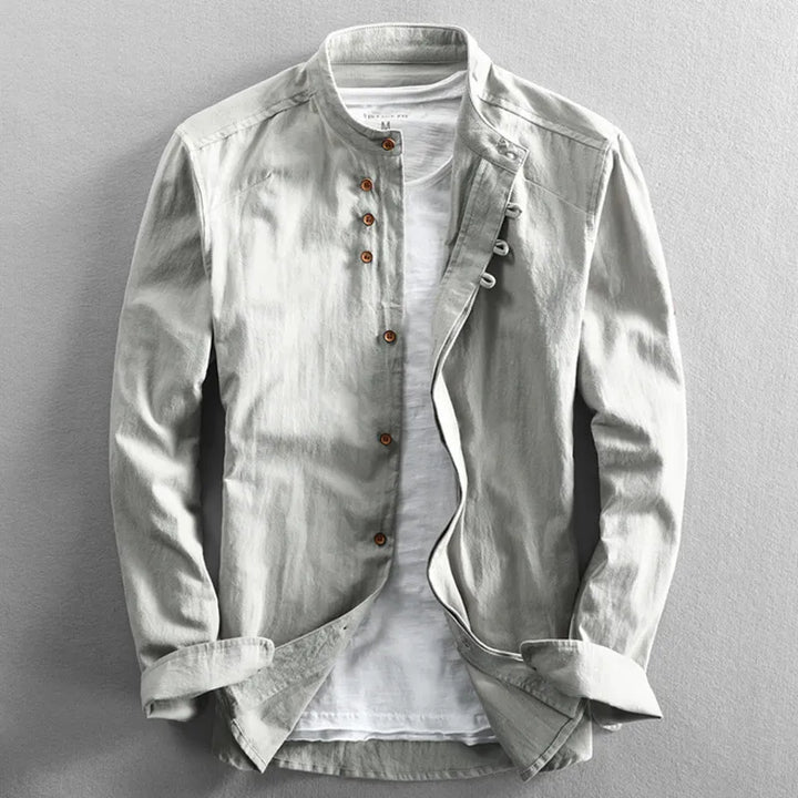Noah | Men's Mandarin Collar Shirt