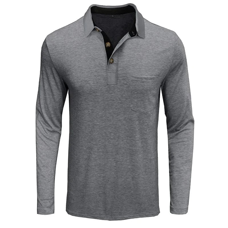 James | Men's Long Sleeve Polo Shirt