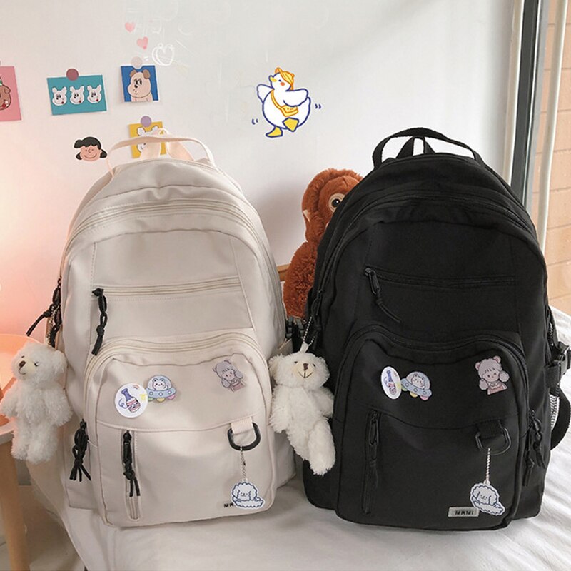 Elowen | Decorated school backpack women