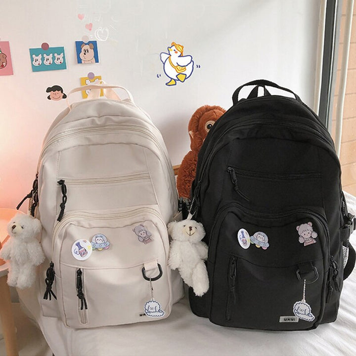 Elowen | Decorated school backpack women