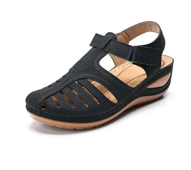 Tara | Orthopedic leather sandals women