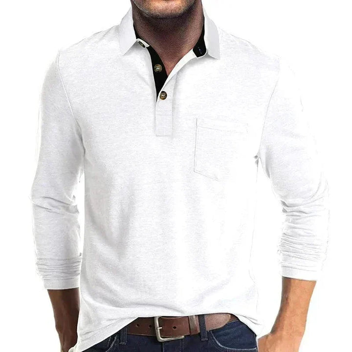 James | Men's Long Sleeve Polo Shirt