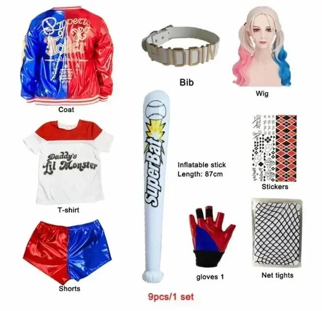 Circuit | Kids Harley Quinn jacket and pants set