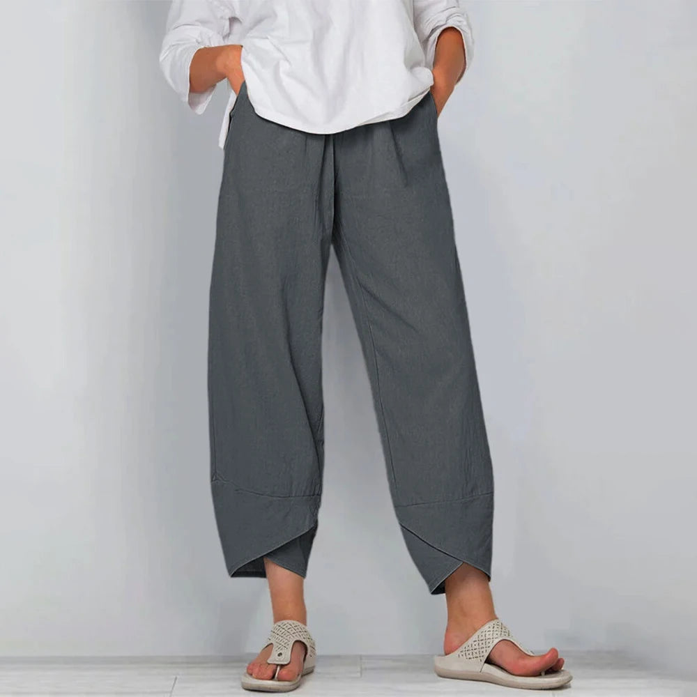 Paige | Cropped Wide Leg Pants