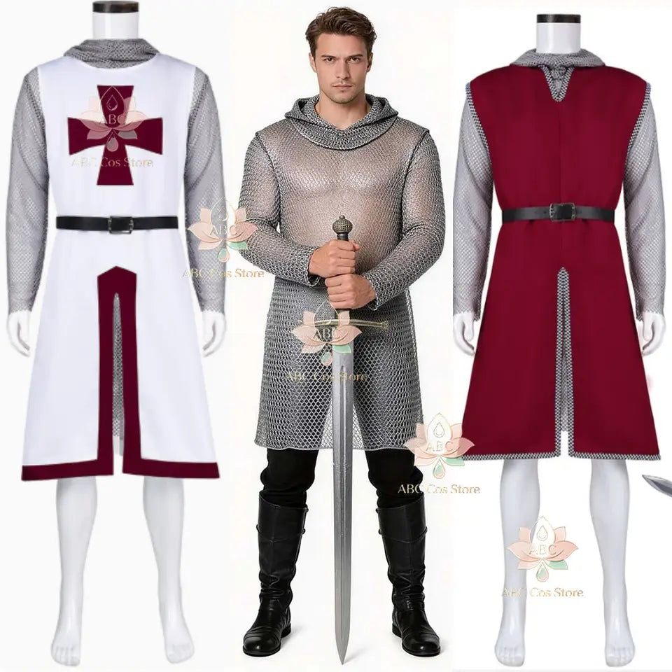 Aldric | Men medieval Templar knight costume