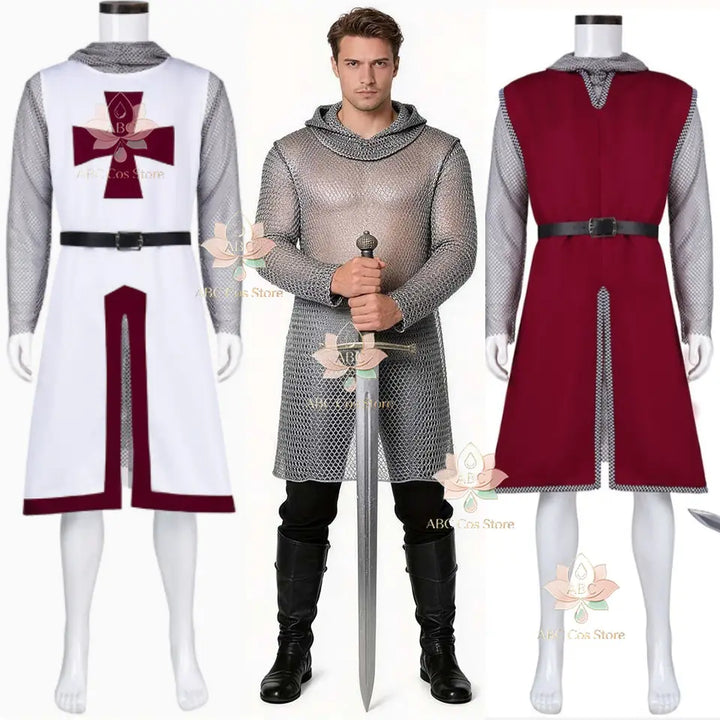 Aldric | Men medieval Templar knight costume