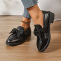 Clara | Women's Bow Loafers, Slip-On Platform