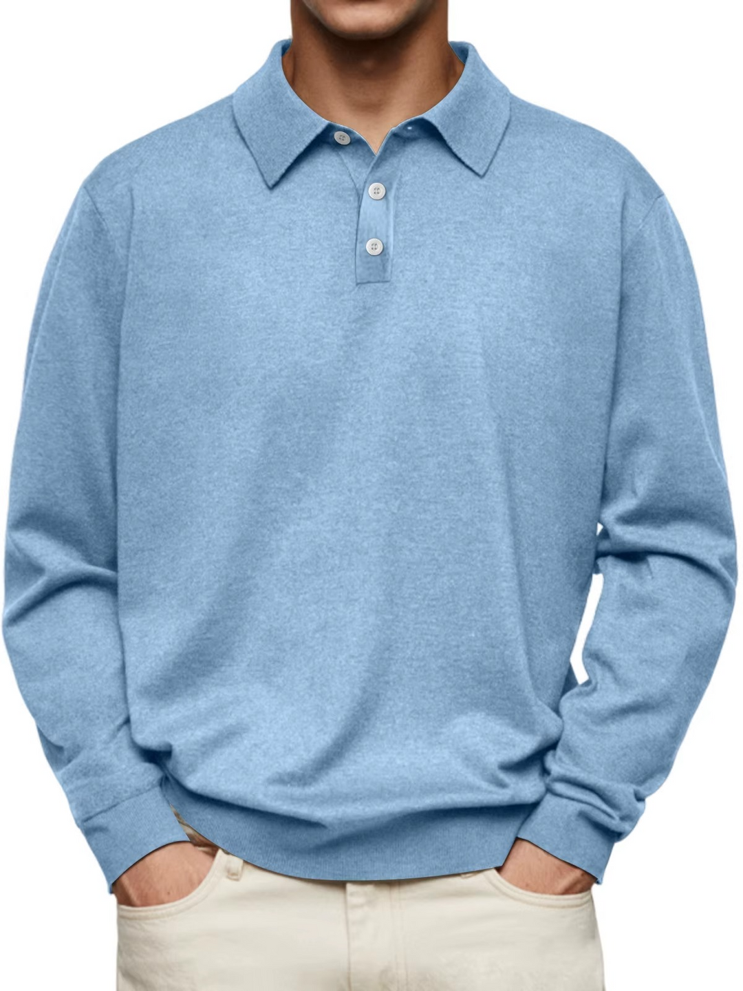 Ethan | Men's Classic Long Sleeve Polo