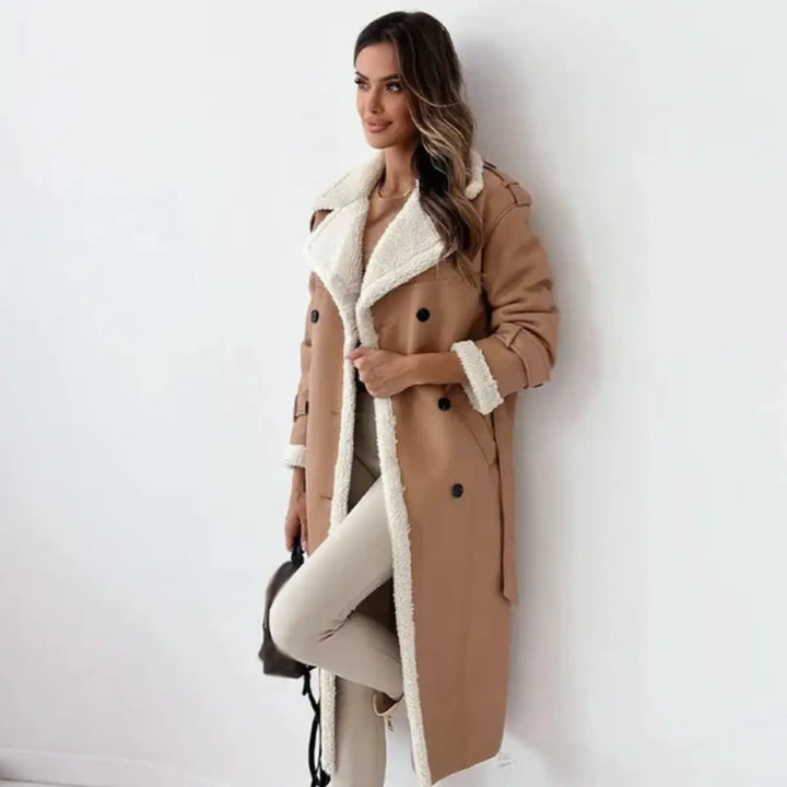 Mallory | Cozy Long Teddy-Lined Winter Coat