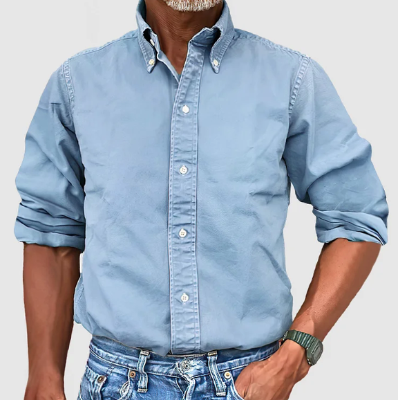Wyatt | Men's Classic Long Sleeve Button Down Shirt