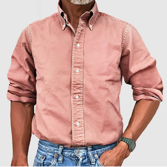 Wyatt | Men's Classic Long Sleeve Button Down Shirt