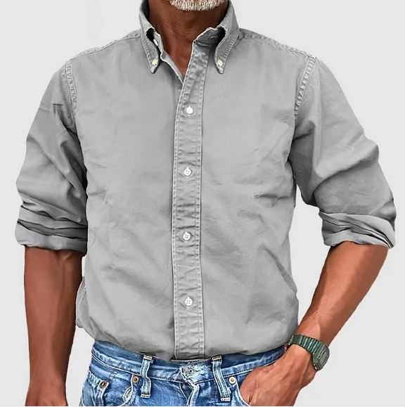 Wyatt | Men's Classic Long Sleeve Button Down Shirt