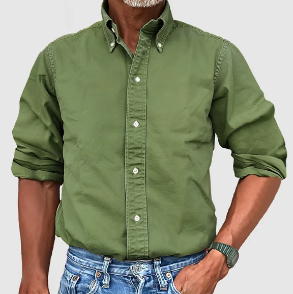 Wyatt | Men's Classic Long Sleeve Button Down Shirt
