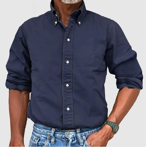 Wyatt | Men's Classic Long Sleeve Button Down Shirt