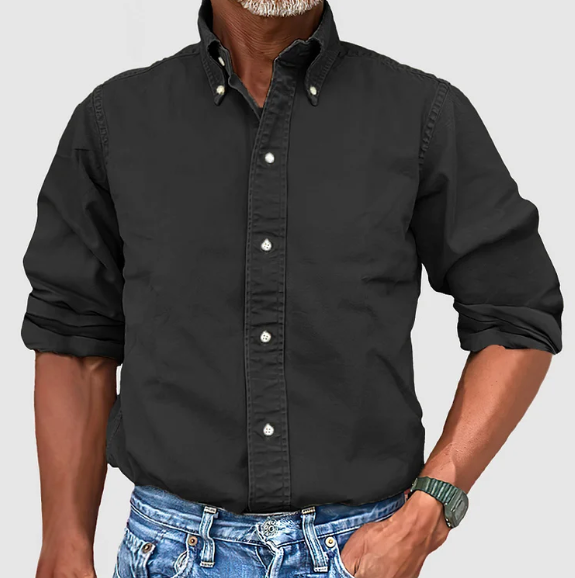 Wyatt | Men's Classic Long Sleeve Button Down Shirt