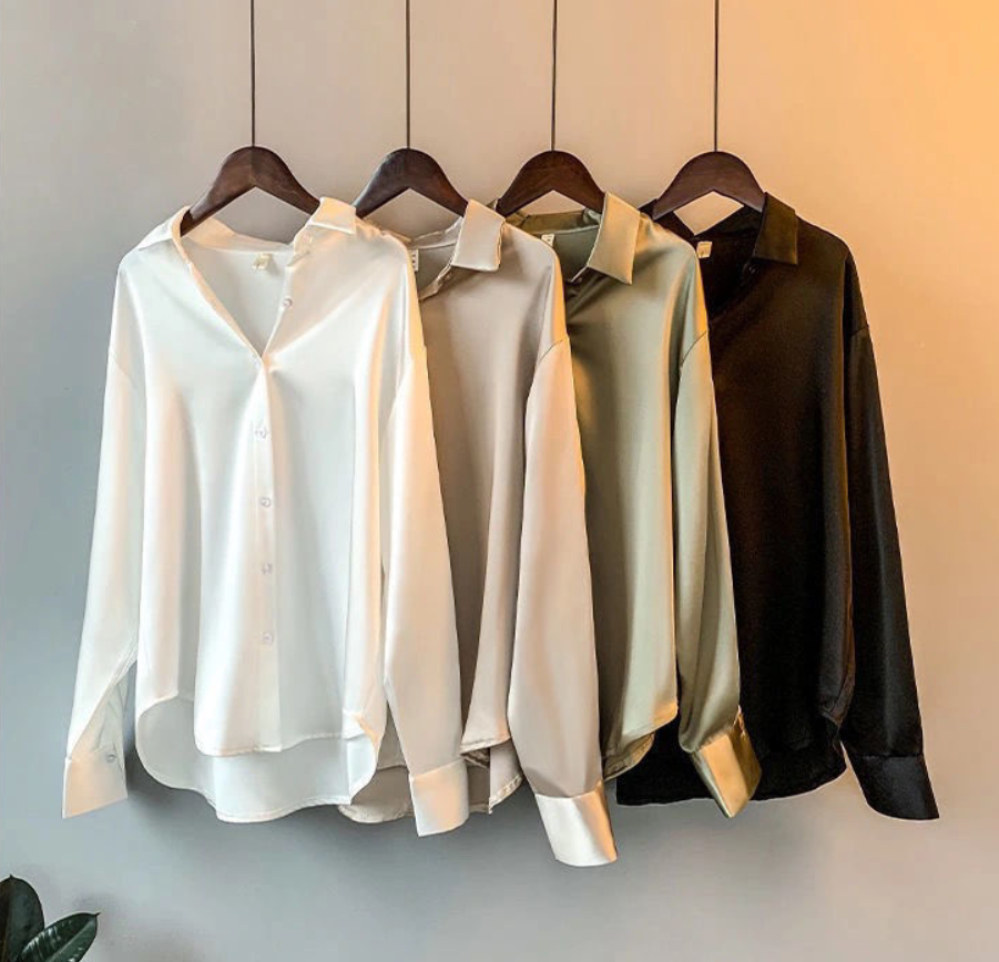 Tallis | Luxury silk blouse women