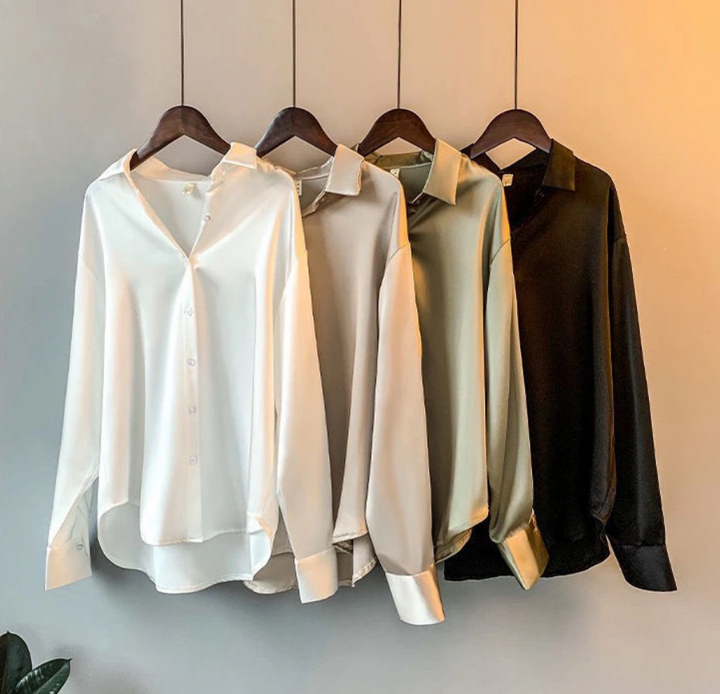 Tallis | Luxury silk blouse women