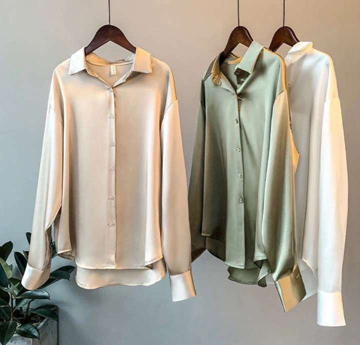 Tallis | Luxury silk blouse women