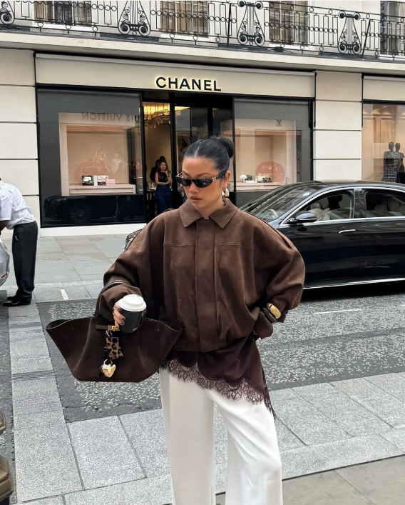 Tatum | Cozy Oversized Suede Layer Jacket
