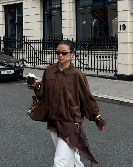 Tatum | Cozy Oversized Suede Layer Jacket