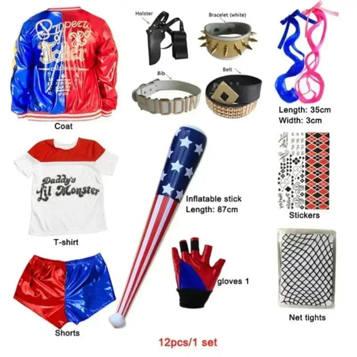 Circuit | Kids Harley Quinn jacket and pants set