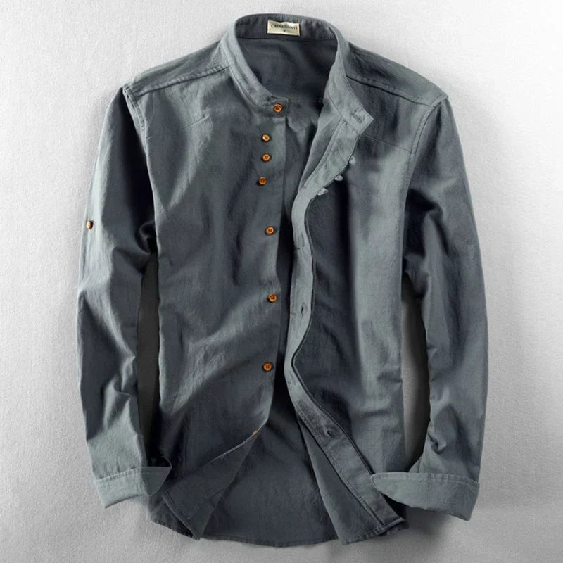 Noah | Men's Mandarin Collar Shirt
