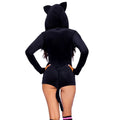 Adelaide | Women cow cat hooded pajama romper