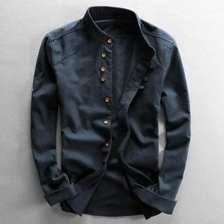 Noah | Men's Mandarin Collar Shirt