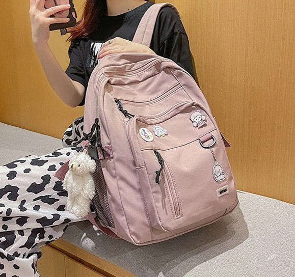 Elowen | Decorated school backpack women